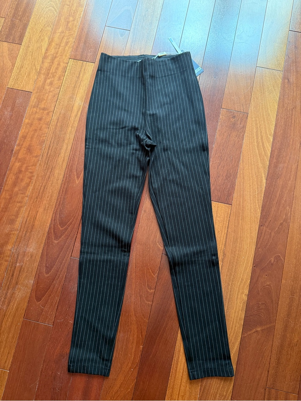 Women’s Black Pinstripe Skinny Pants